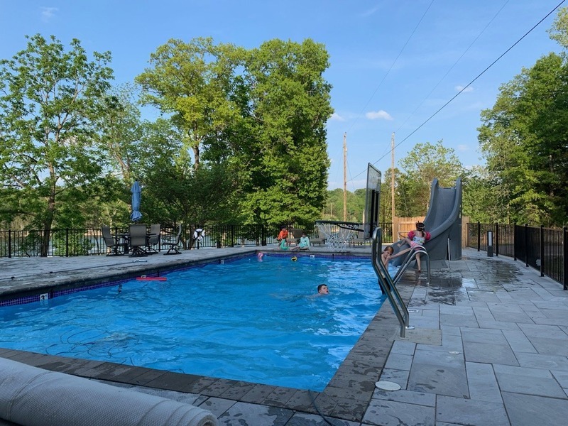 POOL 20×40 pool fully renovated in 2023. Water Slide, Basketball goal, splash pad, covered gazebo, pergola