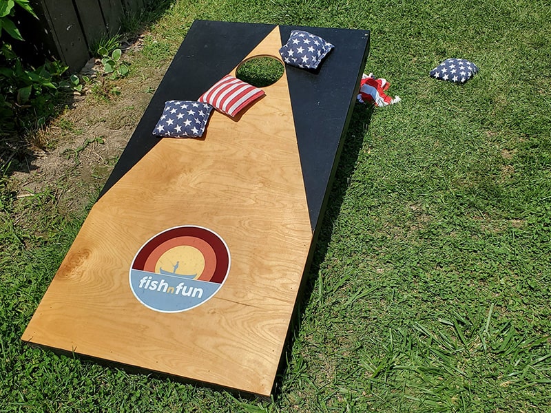 OUTDOOR GAMES Cornhole, Pool Volleyball, Pool basketball, Giant Jenga, Slamball, Croquet.